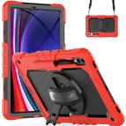For Samsung Galaxy Tab S10+ / S9+ / S9 FE+ / Red+Black