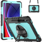 For Samsung Galaxy Tab S10+ / S9+ / S9 FE+ / Black+Light Blue