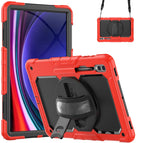 For Samsung Galaxy Tab S9 Ultra / S10 Ultra / Red+Black