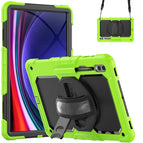 For Samsung Galaxy Tab S9 Ultra / S10 Ultra / Yellow Green+Black