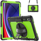 For Samsung Galaxy Tab S9 Ultra / S10 Ultra / Black+Yellow Green