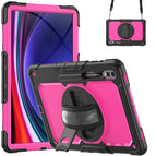 For Samsung Galaxy Tab S9 Ultra / S10 Ultra / Black+Rose Red