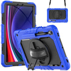 For Samsung Galaxy Tab S9 / S9 FE / S10 FE / Dark Blue+Black