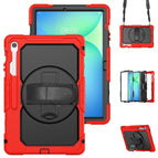 For Samsung Galaxy Tab S10 FE+ / Red+Black
