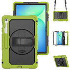 For Samsung Galaxy Tab S10 FE+ / Yellow Green+Black