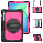 For Samsung Galaxy Tab S10 FE+ / Rose Red+Black