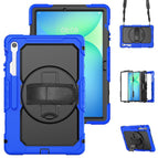 For Samsung Galaxy Tab S10 FE+ / Black+Dark Blue