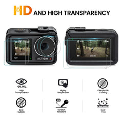 STARTRC 3 in 1 Lens Protector Front and Rear Screen Tempered Glass Films