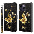 For iPhone 15 Pro Max / Golden Swallow Butterfly