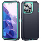For iPhone 15 Pro / Dark Blue + Light Blue
