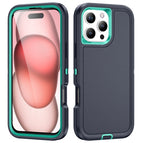 For iPhone 16 Pro Max / Dark Blue + Light Blue