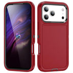 For iPhone 18 Pro Max / 17 Pro Max / Red + Black
