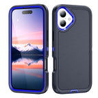 For iPhone 17 / Dark Blue + Royal Blue