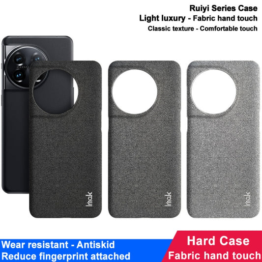 imak Ruiyi Series Cloth Texture PU + PC Phone Case, For OnePlus 13, For OnePlus Nord CE4 5G, For OnePlus Ace 3 / 12R, For OnePlus 12 5G, For OnePlus Ace 2V / Nord 3 5G, For OnePlus 11 5G