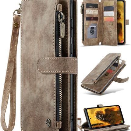 CaseMe C30 Card Slots Zipper Wallet Leather Phone Case, For Samsung Galaxy S24 5G, For Samsung Galaxy S23 FE, For Samsung Galaxy A24 4G, For Samsung Galaxy A23