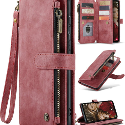 CaseMe C30 Card Slots Zipper Wallet Leather Phone Case, For Samsung Galaxy S24 5G, For Samsung Galaxy S23 FE, For Samsung Galaxy A24 4G, For Samsung Galaxy A23