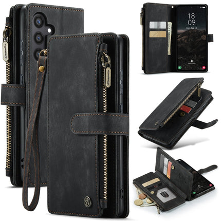 CaseMe C30 Card Slots Zipper Wallet Leather Phone Case, For Samsung Galaxy S24 5G, For Samsung Galaxy S23 FE, For Samsung Galaxy A24 4G, For Samsung Galaxy A23