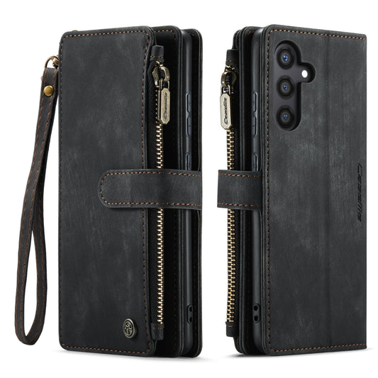 CaseMe C30 Card Slots Zipper Wallet Leather Phone Case, For Samsung Galaxy S24 5G, For Samsung Galaxy S23 FE, For Samsung Galaxy A24 4G, For Samsung Galaxy A23