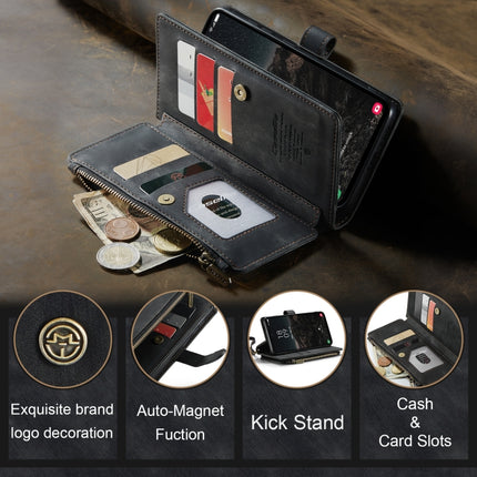 CaseMe C30 Card Slots Zipper Wallet Leather Phone Case