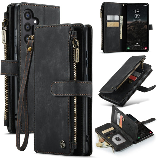 CaseMe C30 Card Slots Zipper Wallet Leather Phone Case, For Samsung Galaxy S24 5G, For Samsung Galaxy S23 FE, For Samsung Galaxy A24 4G, For Samsung Galaxy A23