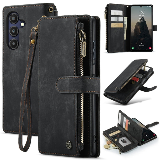 CaseMe C30 Card Slots Zipper Wallet Leather Phone Case