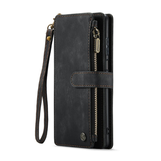 CaseMe C30 Card Slots Zipper Wallet Leather Phone Case, For Samsung Galaxy A25 4G, For Samsung Galaxy A15, For Samsung Galaxy A55 5G, For Samsung Galaxy A35 5G, For Samsung Galaxy S24 Ultra 5G, For Samsung Galaxy S24+ 5G