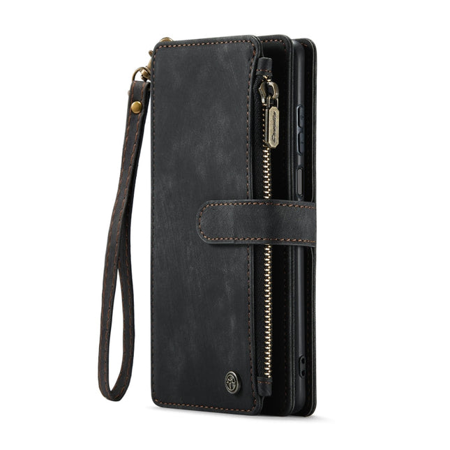 CaseMe C30 Card Slots Zipper Wallet Leather Phone Case, For Samsung Galaxy A25 4G, For Samsung Galaxy A15, For Samsung Galaxy A55 5G, For Samsung Galaxy A35 5G, For Samsung Galaxy S24 Ultra 5G, For Samsung Galaxy S24+ 5G