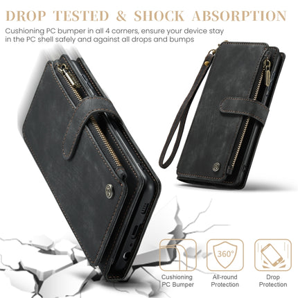 CaseMe C30 Card Slots Zipper Wallet Leather Phone Case