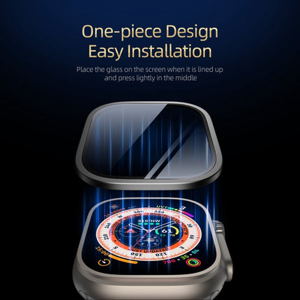 DUX DUCIS 2 in 1 Aluminum Alloy Frame Tempered Glass Screen Protector