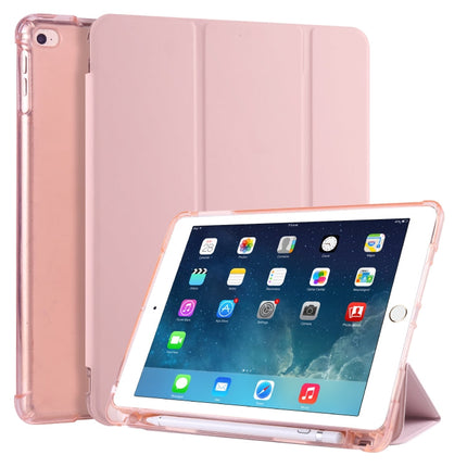 3-folding Horizontal Flip PU Leather + Shockproof TPU Case with Holder & Pen Slot, For iPad Air / Air 2 / 9.7 (2017) & (2018), For iPad Mini 5 / Mini 4