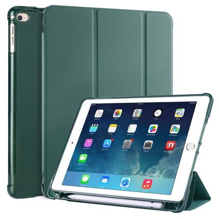 3-folding Horizontal Flip PU Leather + Shockproof TPU Case with Holder & Pen Slot, For iPad Air / Air 2 / 9.7 (2017) & (2018), For iPad Mini 5 / Mini 4