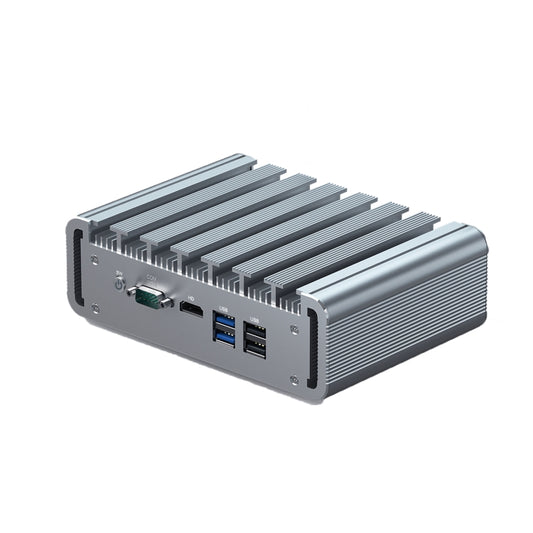 HYSTOU PO9B-J4125-6L Embedded Intel Celeron J4125 Processor Six Network Ports Mini Host, 4GB+64GB