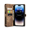 CaseMe 008 Detachable Multifunctional Leather Phone Case, For iPhone 15 Pro Max, For iPhone 15 Pro, For iPhone 15 Plus, For iPhone 15