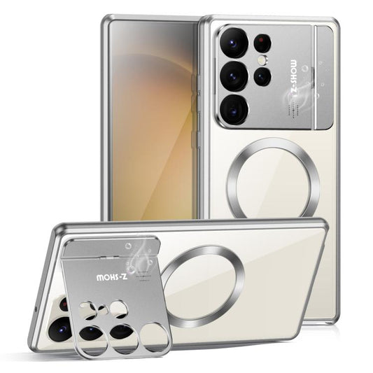 Aromatherapy Holder Single-sided MagSafe Magnetic Phone Case, For Samsung Galaxy S25 Ultra 5G, For Samsung Galaxy S24 Ultra 5G, For Samsung Galaxy S23 Ultra 5G, For Samsung Galaxy S22 Ultra 5G, For Samsung Galaxy S21 Ultra 5G