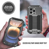 R-JUST Sliding Camera IP54 Life Waterproof Holder Phone Case, For iPhone 16 Pro Max, For iPhone 16 Pro, For iPhone 16 Plus, For iPhone 16, For iPhone 15 Pro Max, For iPhone 15 Pro, For iPhone 15 Plus, For iPhone 15