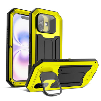 R-JUST Sliding Camera IP54 Life Waterproof Holder Phone Case, For iPhone 16 Pro, For iPhone 16 Plus, For iPhone 16, For iPhone 15 Pro Max, For iPhone 15 Pro, For iPhone 15 Plus