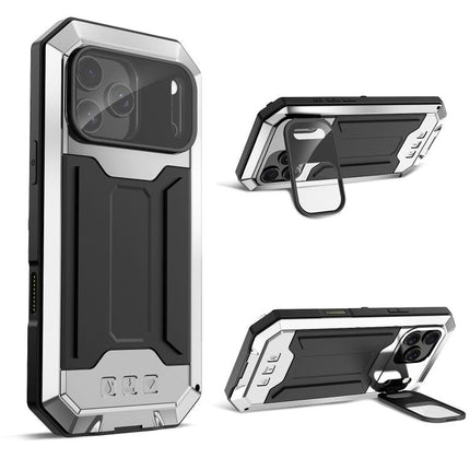 R-JUST Sliding Camera IP54 Life Waterproof Holder Phone Case, For iPhone 17e / 16e, For iPhone 17 Pro Max, For iPhone 17 Pro, For iPhone 17, For iPhone Air, For iPhone 16 Pro Max