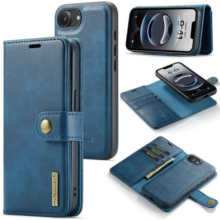 DG.MING Crazy Horse Texture Detachable Magnetic Leather Phone Case