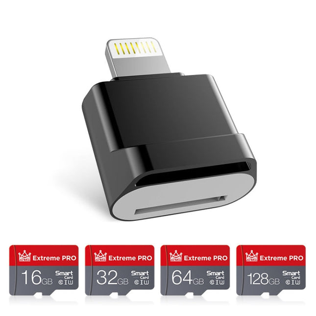 MicroDrive 8pin To TF Card Adapter Mini iPhone & iPad TF Card Reader, Card Reader