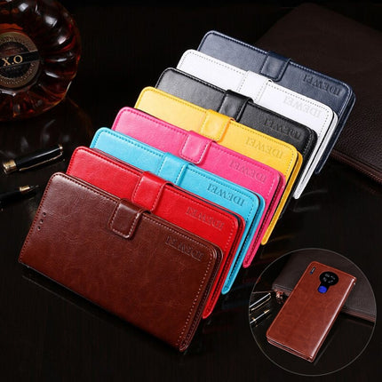 idewei Crazy Horse Texture Horizontal Flip Leather Case with Holder & Card Slots & Wallet, For Blackview A80, For Huawei Honor 9A, For Huawei Honor 9S