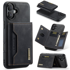 DG.MING M2 Series 3-Fold Card Bag Wallet Leather Phone Case