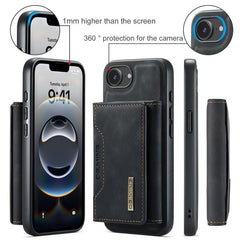 DG.MING M2 Series 3-Fold Card Bag Wallet Leather Phone Case