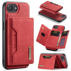 DG.MING M2 Series 3-Fold Card Bag Wallet Leather Phone Case