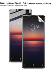 2 PCS IMAK Hydrogel Film III Full Coverage Screen Protector, For Sony Xperia 1 II, For Sony Xperia 10 II