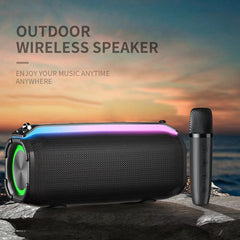 New RiXing NR8809 20W Outdoor Portable TWS Smart Wireless Bluetooth Speaker