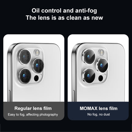 MOMAX Eagle Eye Independent Full Cover Phone Lens Glass Film, For iPhone 15 Pro / 15 Pro Max