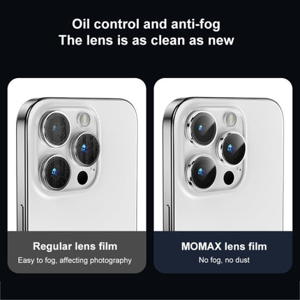 MOMAX Eagle Eye Independent Full Cover Phone Lens Glass Film, For iPhone 15 Pro / 15 Pro Max