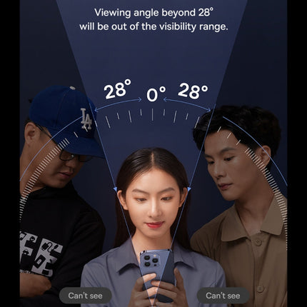 Baseus Sapphire Series Dustproof Peep-proof Tempered Glass Film