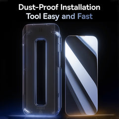 Baseus Sapphire Series Dustproof Peep-proof Tempered Glass Film, For iPhone 15