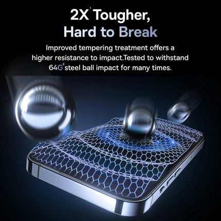 Baseus Sapphire Series Dustproof Peep-proof Tempered Glass Film